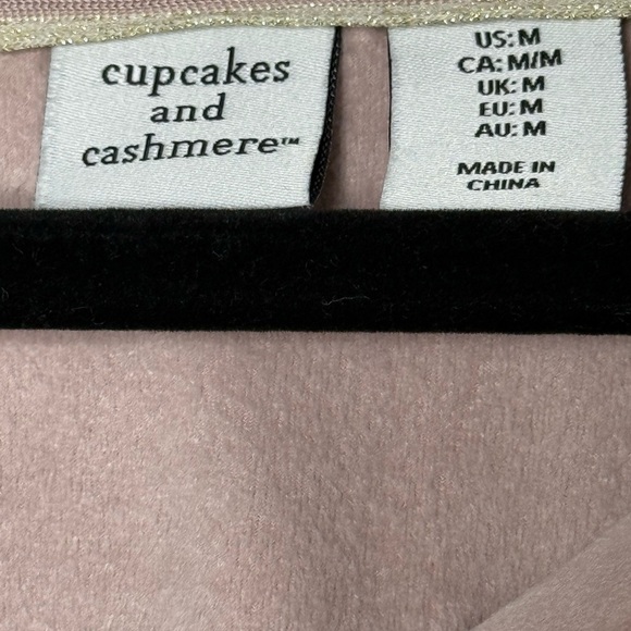 Top Pants Cupcakes & Cashmere Pink FULL SET Soft Fabric Elegant Design SZ Medium - Picture 14 of 16